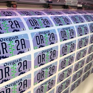 Oregun™ Dueling Tree OR2A™ License Plate Sticker