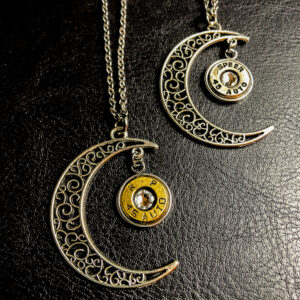 Moon Bullet Slice Necklace